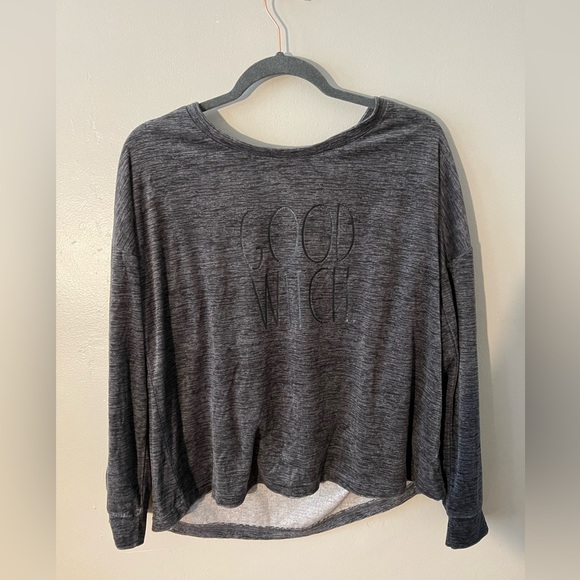 Rae Dunn Plus Size Sweatshirt For Women - Cozy Raglan Pullover With Inspirational Quotes